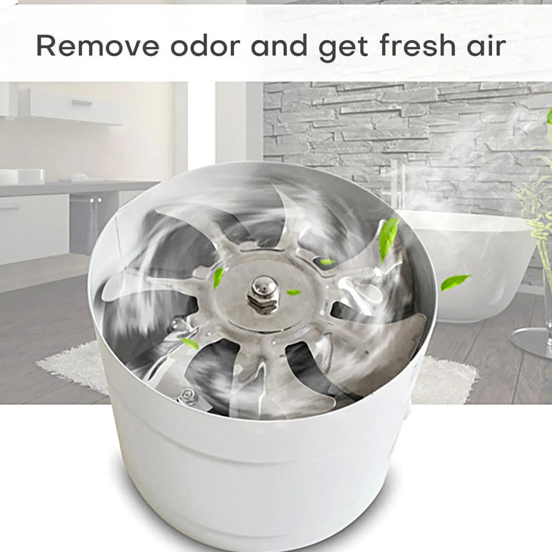 Wandmontierter, geräuscharmer Kanalventilator