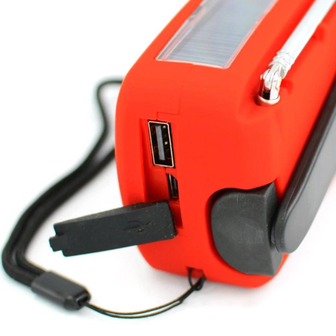 RadFlash - Multifunktionale Solar Radio Taschenlampe