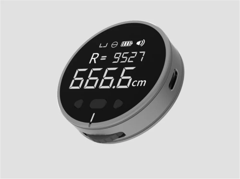 Smart Elektronischer Messschieber Tape – HD LCD Wiederaufladbares digitales Messwerkzeug für Linien, Kurven und Objekte