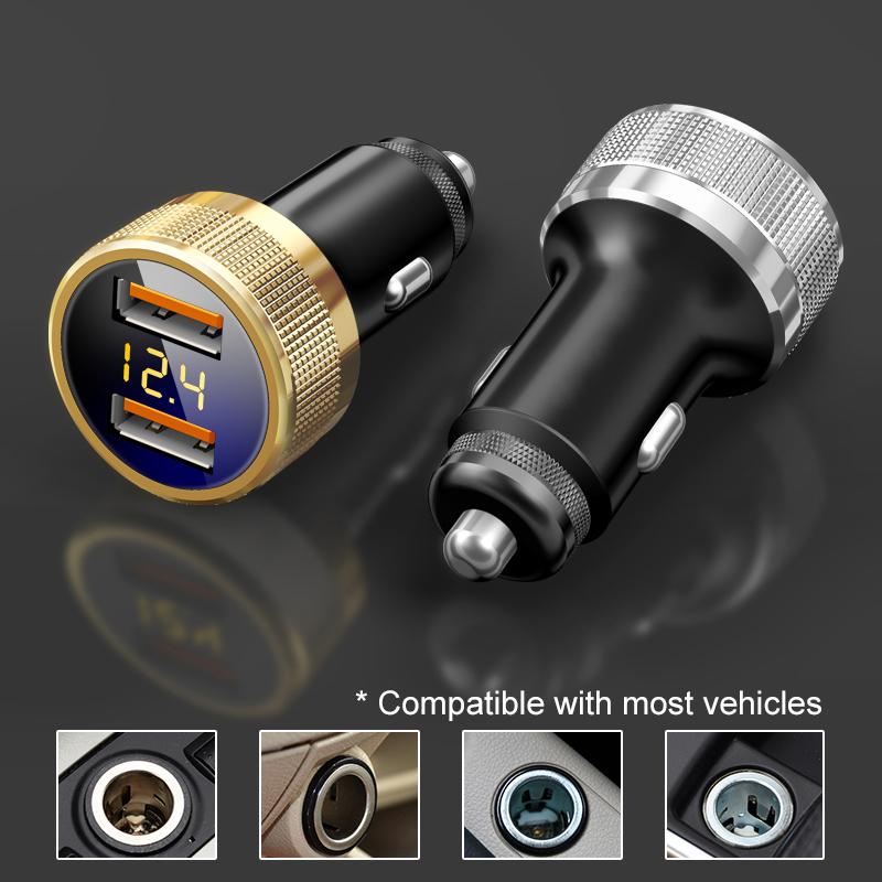 Dual-USB-Ladegerät Auto Zigarettenanzünder