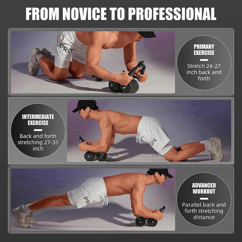 Ellenbogenstütze Rebound Bauchroller (Erhalten Sie eine kostenlose Kniefolie)