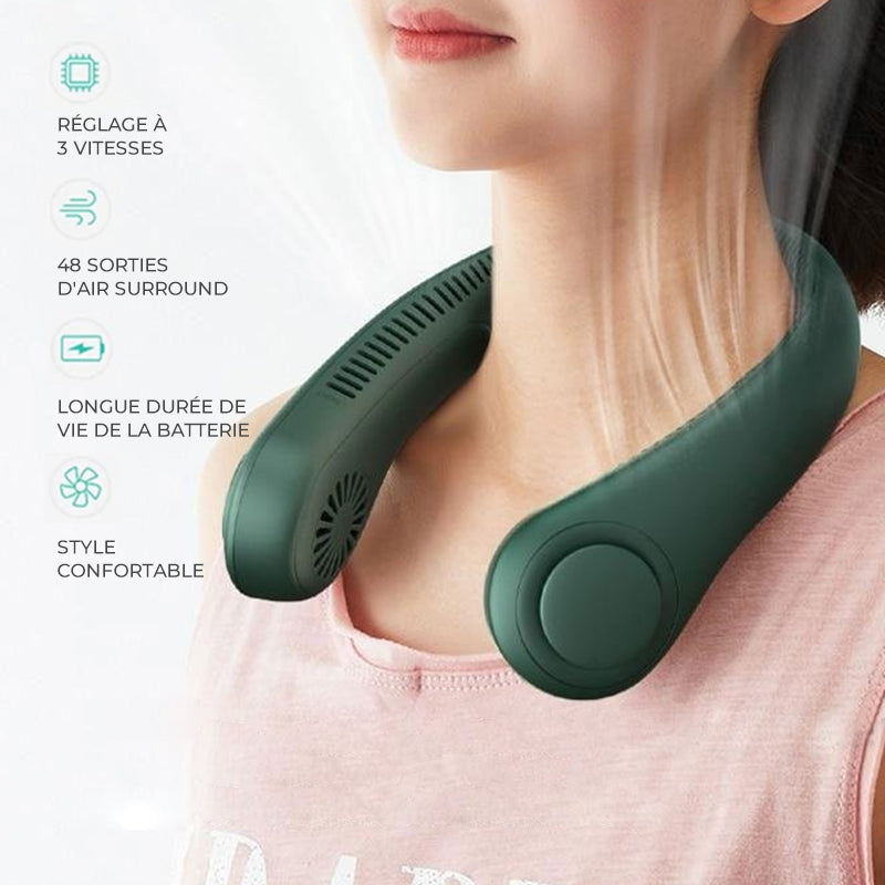 Neue tragbare drahtlose Nackenventilator | Einfache Kühlung - Ventilator