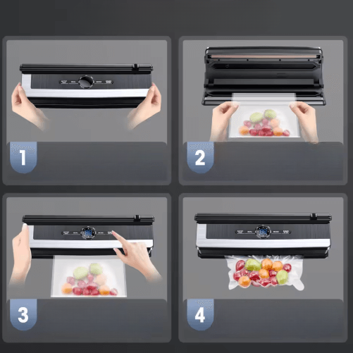 8-in-1 Vakuumiergerät - Lebensmittel länger frisch