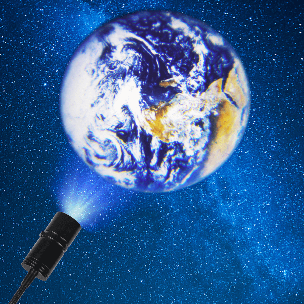 Projektionslampe Erde & Mond