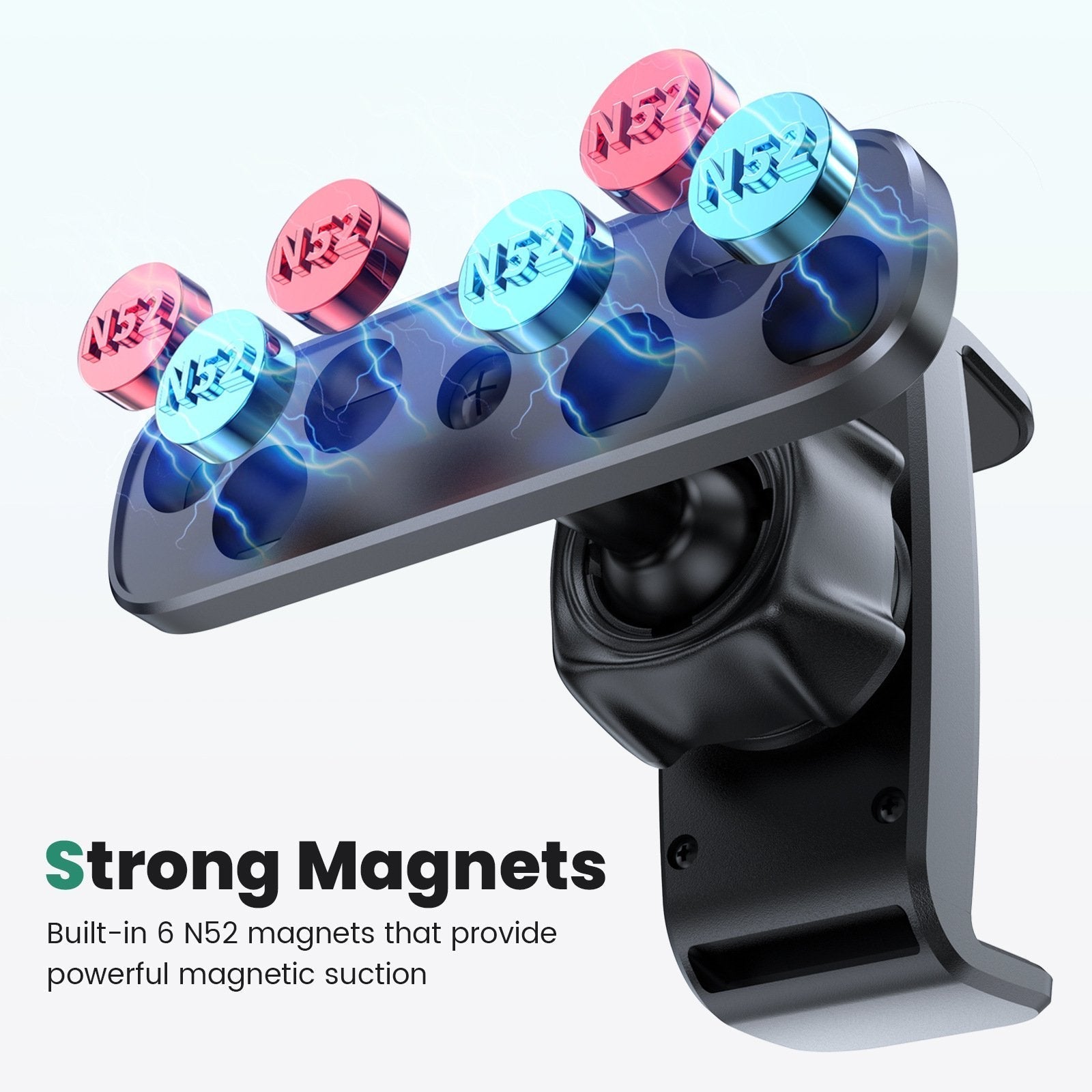 Magnetische Handyhalterung für Auto und Sportgeräte