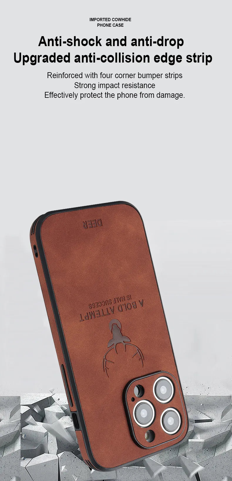 Zelara – Luxuriöse Leder-iPhone-Hülle mit Stilvollem Design und Stoßfestem Schutz