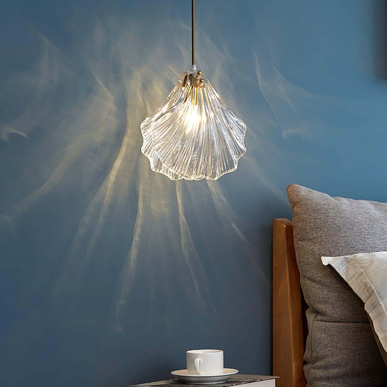 Muschel Mini Pendelleuchte