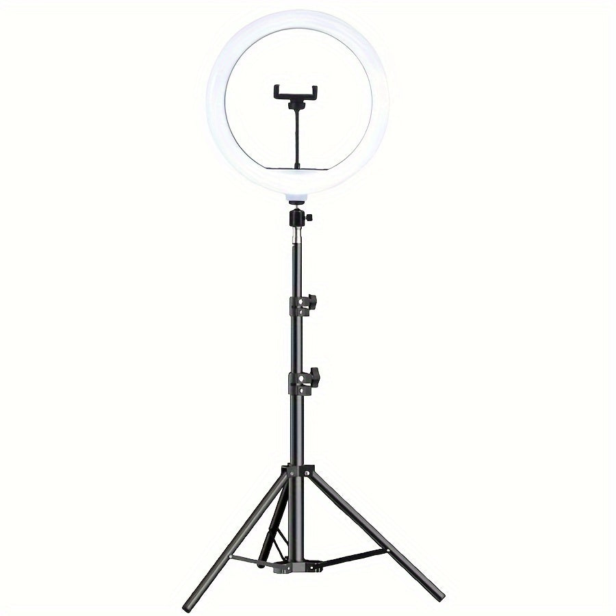 LED Ringlicht mit Stativ und Handyhalter – Für perfekte Selfies und Videoaufnahmen