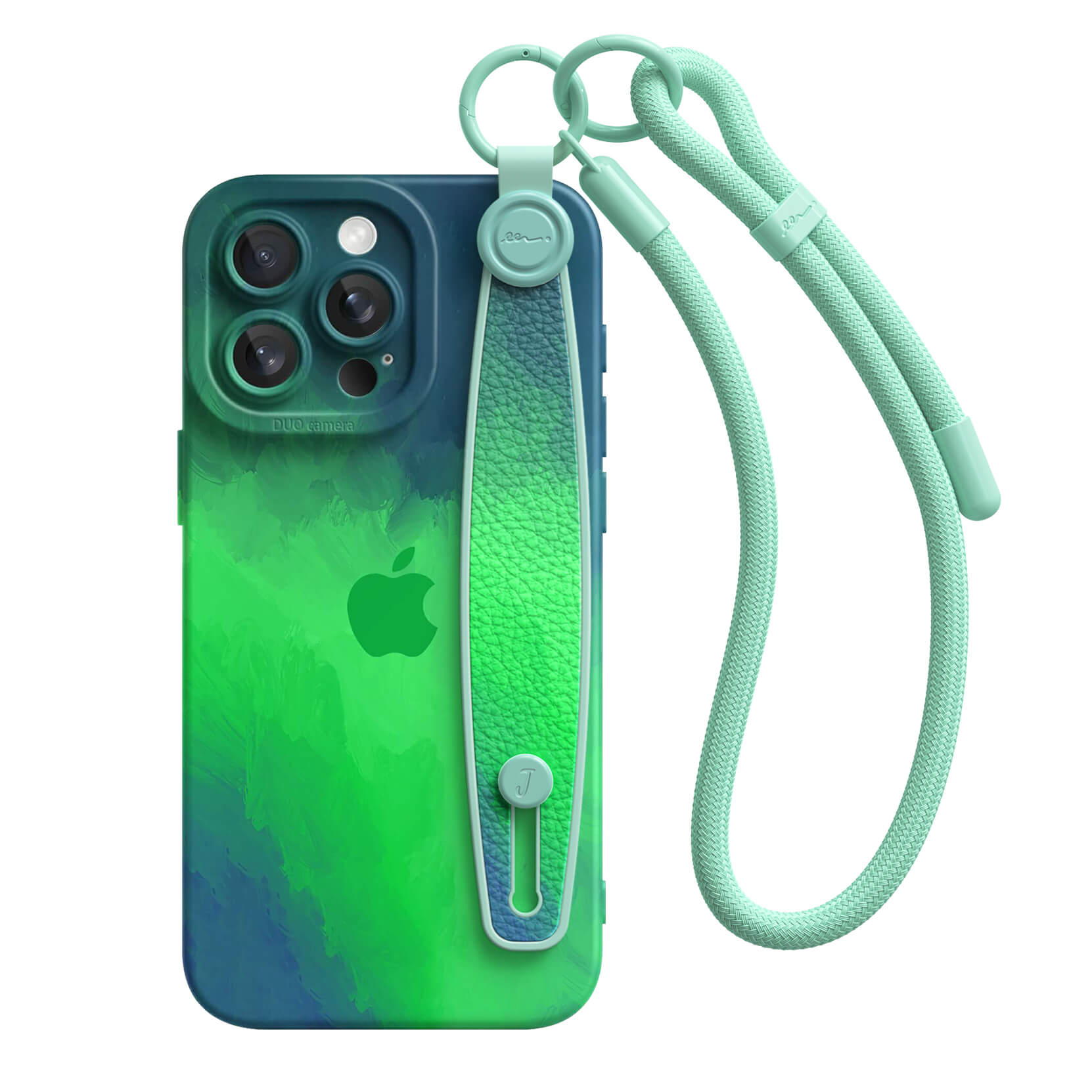 Elf Grün | Multifunktionale Armbanduhr Hülle für iPhone-Serie