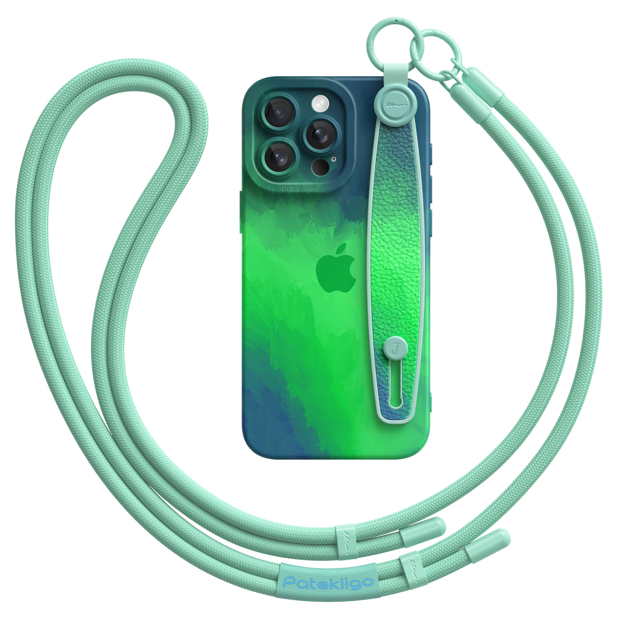 Elf Grün | Multifunktionale Armbanduhr Hülle für iPhone-Serie