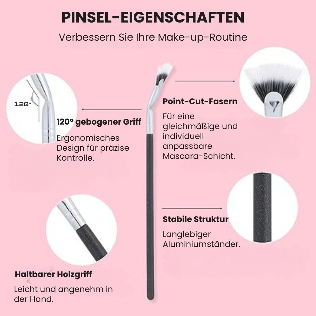 Faltbarer Mascara-Fächerpinsel – Perfekte Wimpern mit Leichtigkeit