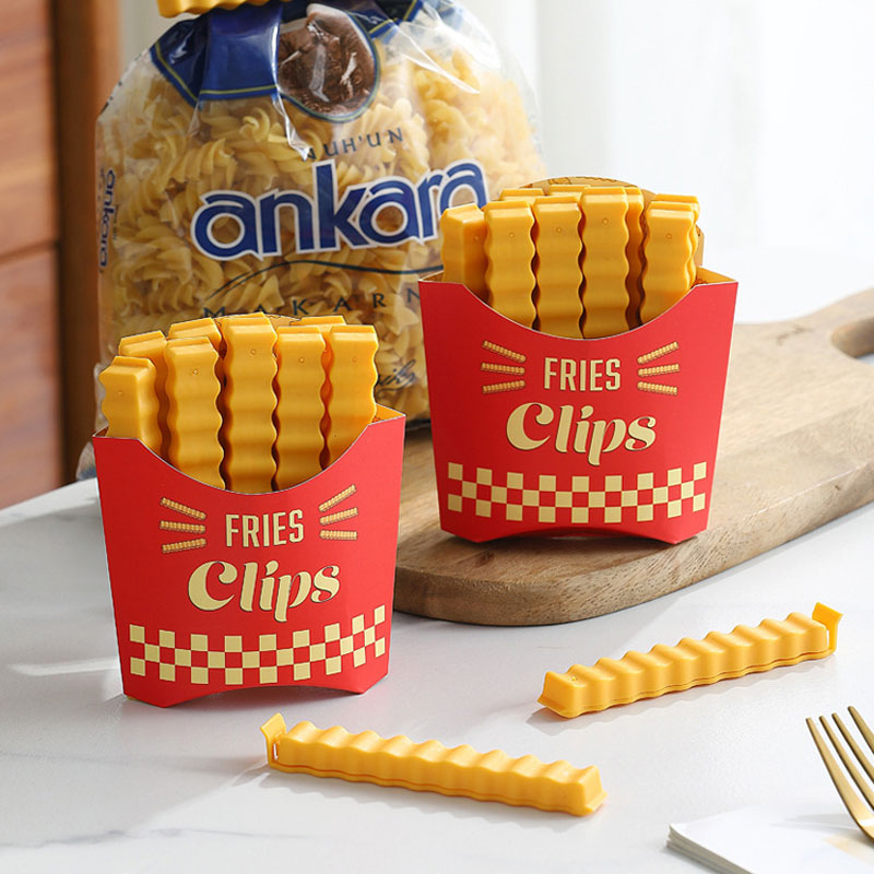 Pommes Frites Lebensmittelverschluss Clip - Praktisch und kreativ für Ihre Küche