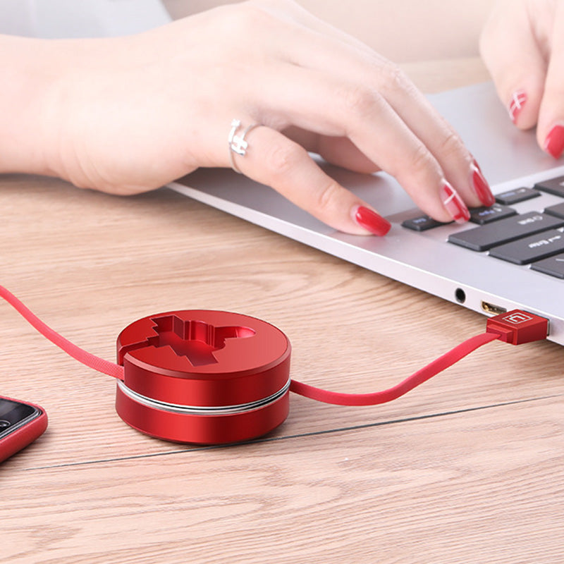 3-in-1 ausziehbares Ladekabel
