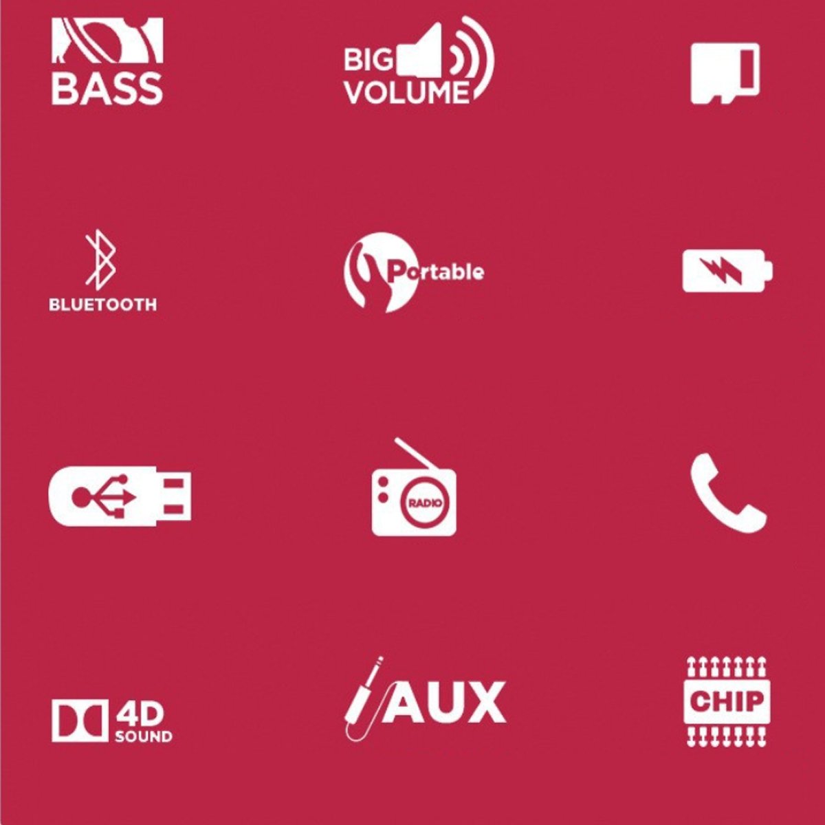 Vintage Bluetooth-Lautsprecher mit Holzoptik und Stereo-Sound