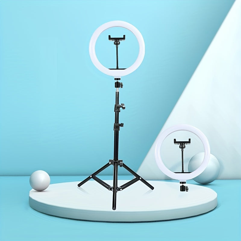 LED Ringlicht mit Stativ und Handyhalter – Für perfekte Selfies und Videoaufnahmen