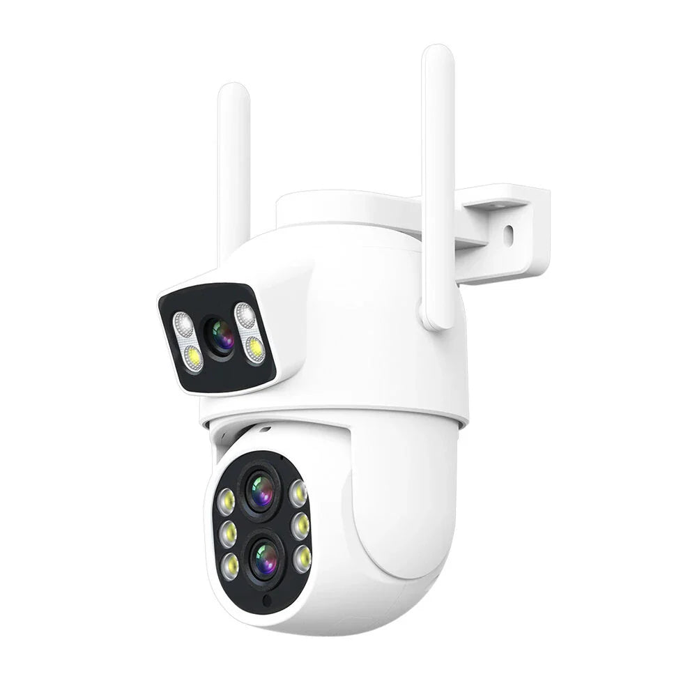 ESCAM QF500 Dual-Linsen 10X Zoom 5MP WiFi IP-Kamera - Nachtsicht, Schwenk/Neigung, humanoide Erkennung, wasserdicht, Zwei-Wege-Audio, Cloud-Speicher