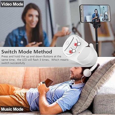 TikTok Scrollring Bluetooth Kamera Fernbedienung Scroller Ring Auto Klicken für Livestream