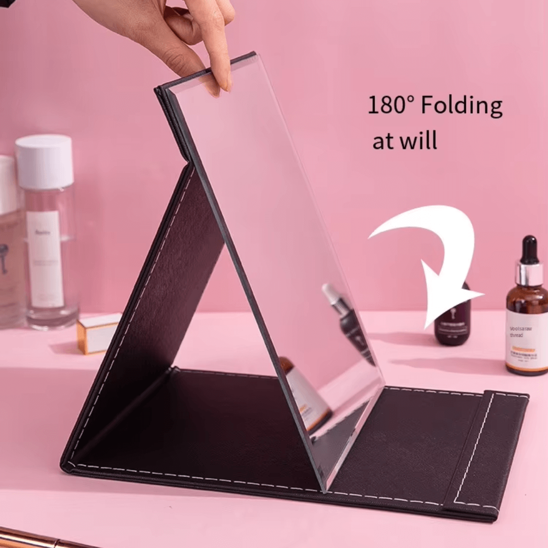 Kompakter Kosmetikspiegel mit Ständer