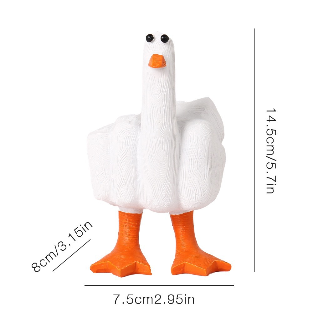 Spaß Mittel Finger Ente Ornament