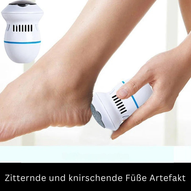 Zelara - Tragbare elektrische Fußfeile zur Entfernung von Hornhaut und zur Behandlung rissiger Fersen