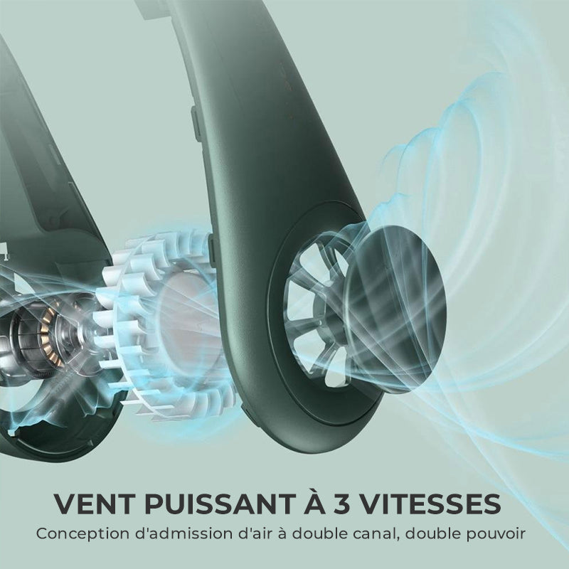Neue tragbare drahtlose Nackenventilator | Einfache Kühlung - Ventilator