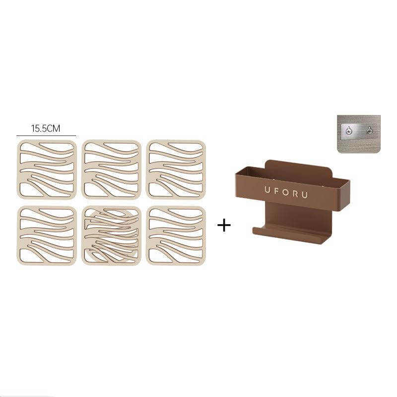 6er Set Hitzeuntersetzer - Modernes Design