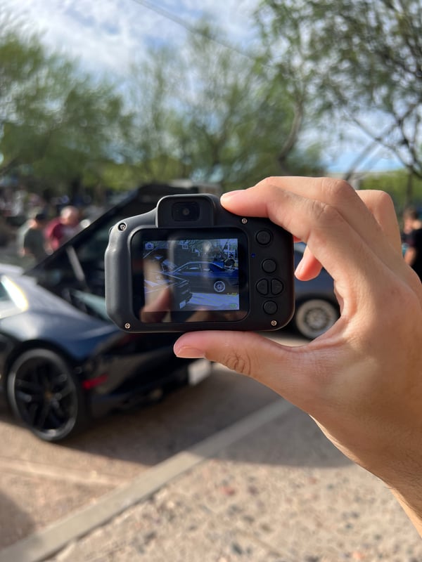 MiniCam - Digitale Vintage-Filmkamera - direkt auf das Mobiltelefon übertragen