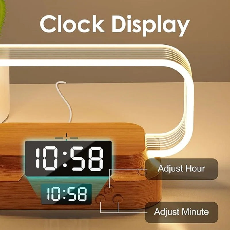 GlowCharge 3-in-1 LED Lampe & Drahtloses Ladegerät