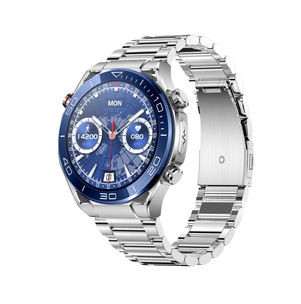 Gesundheits-Smartwatch mit Blutzucker-, EKG- und Herzfrequenzüberwachung