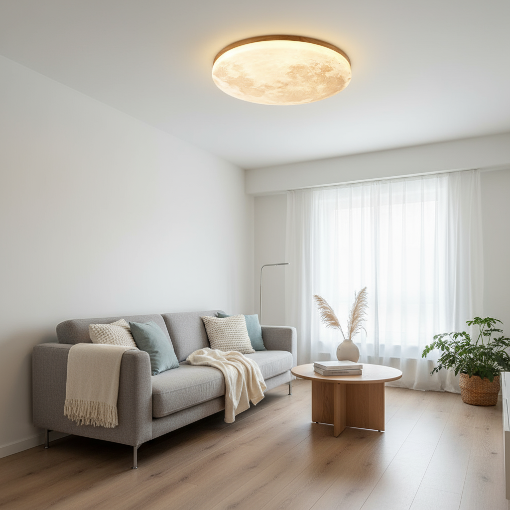 Moon Round | Minimalistische LED-Deckenleuchte
