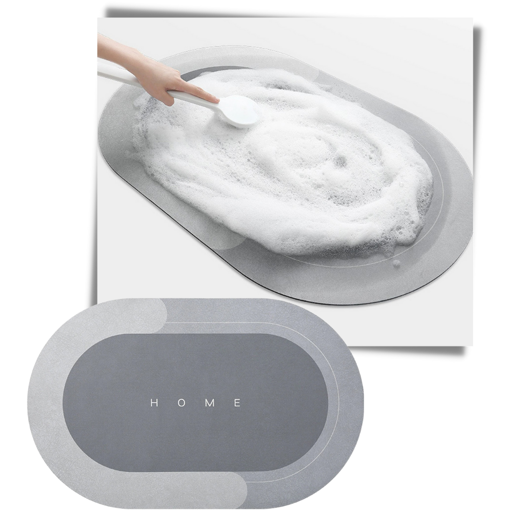 Super saugfähige rutschfeste Bodenmatte – Öl- und wasserabweisende Antirutschmatte für Küche & Bad