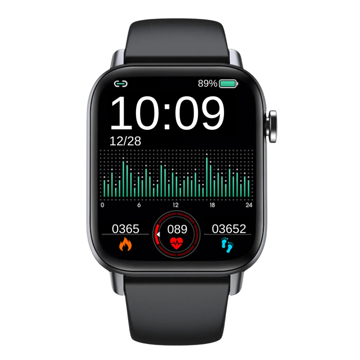 Pro Health Fitness Smartwatch - Fortschrittliche Gesundheitsüberwachung, Musik, GPS und Sportmodi