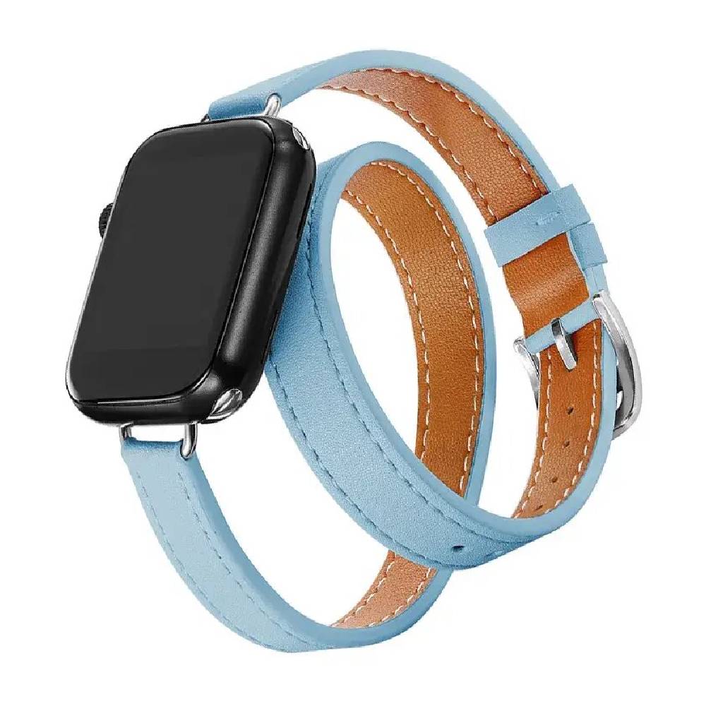 Doppelter Lederarmband für Apple Watch – Luxus und einzigartiger Stil