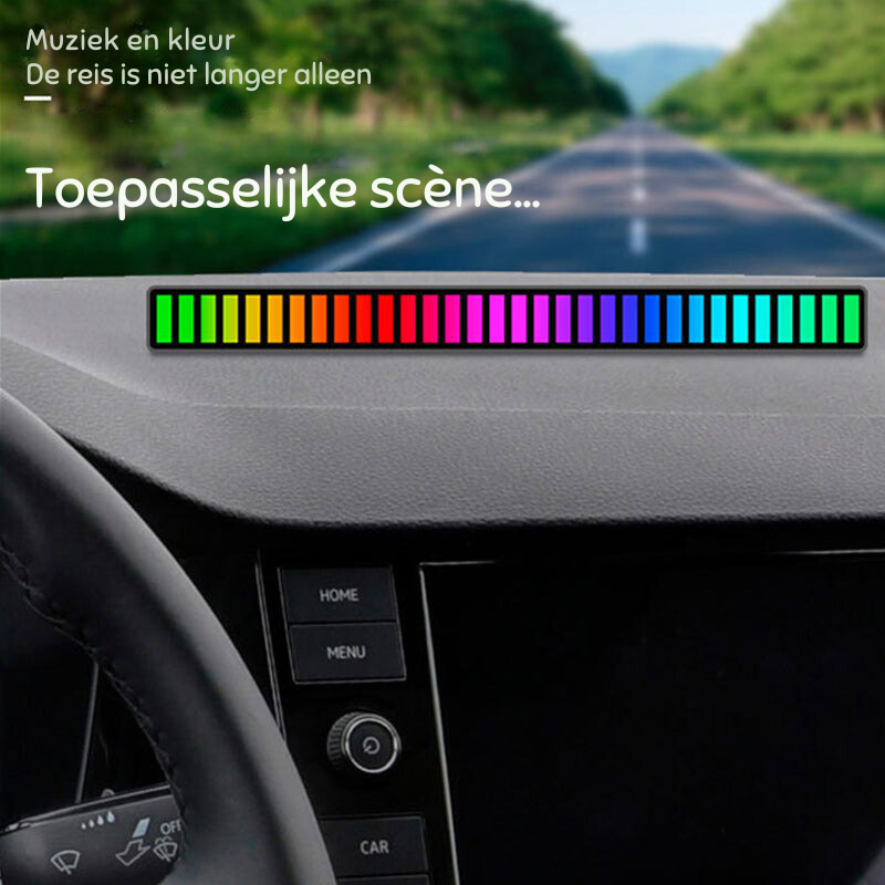 Smart Sound-Activated RGB Lichtleiste | Musik-Sync LED Ambientebeleuchtung