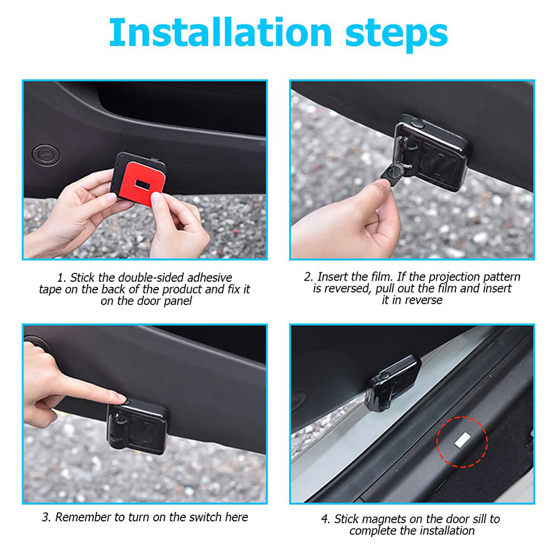 Kabelloses Auto Tür Logo Willkommen Licht LED Projektion Laser Lampe