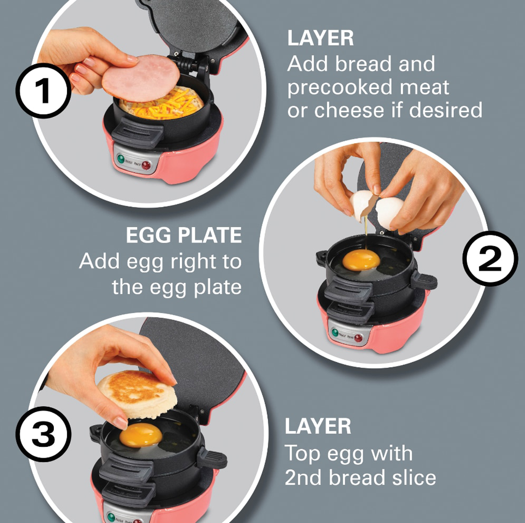 Dual & Single Frühstückssandwich-Maker