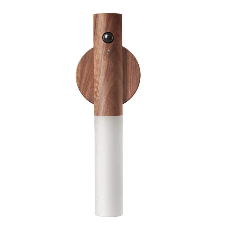 Holz USB wiederaufladbare magnetische Bewegungssensor Nachtlicht für Flure, Schlafzimmer usw.
