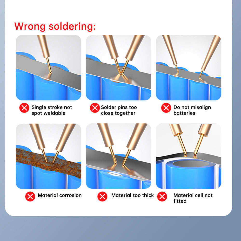 Tragbares Spot-Schweißgerät für 18650/26650/36650 Akkus, DIY, präzises Schweißen, Lithium-Polymer