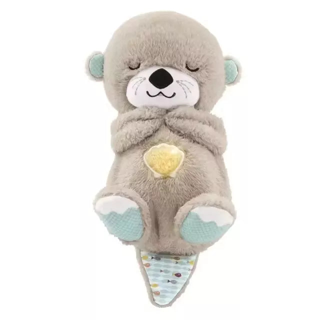 Atmungsaktiger Otter Plüsch – Musikalisches & Beruhigendes Baby-Schlafhilfe