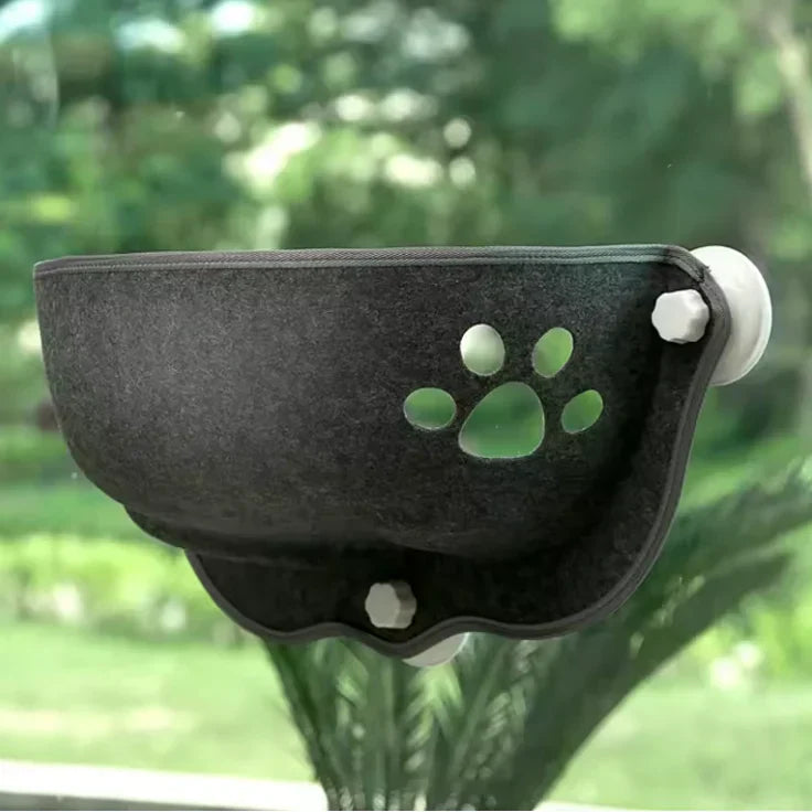 Katzen Fensterliege mit Saugnäpfen | Platz am Fenster für Katzen