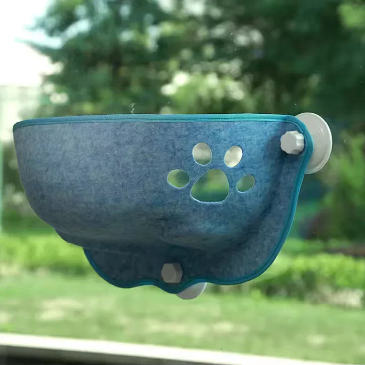 Katzen Fensterliege mit Saugnäpfen | Platz am Fenster für Katzen