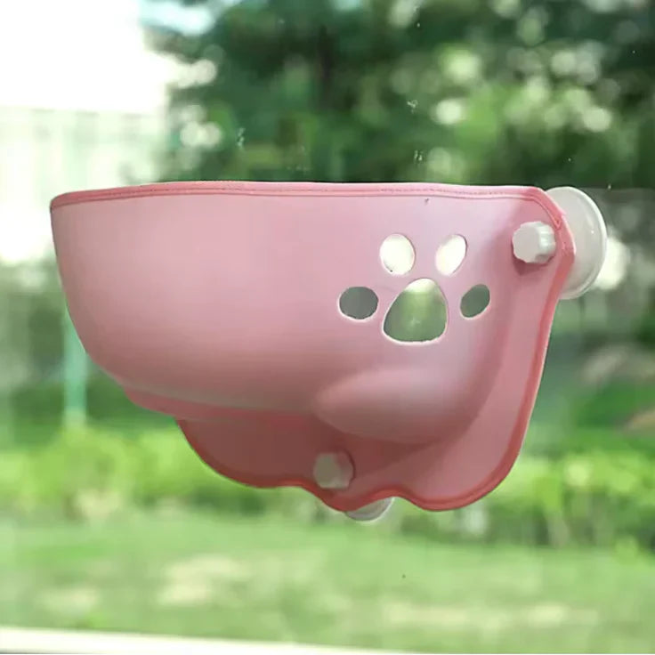 Katzen Fensterliege mit Saugnäpfen | Platz am Fenster für Katzen