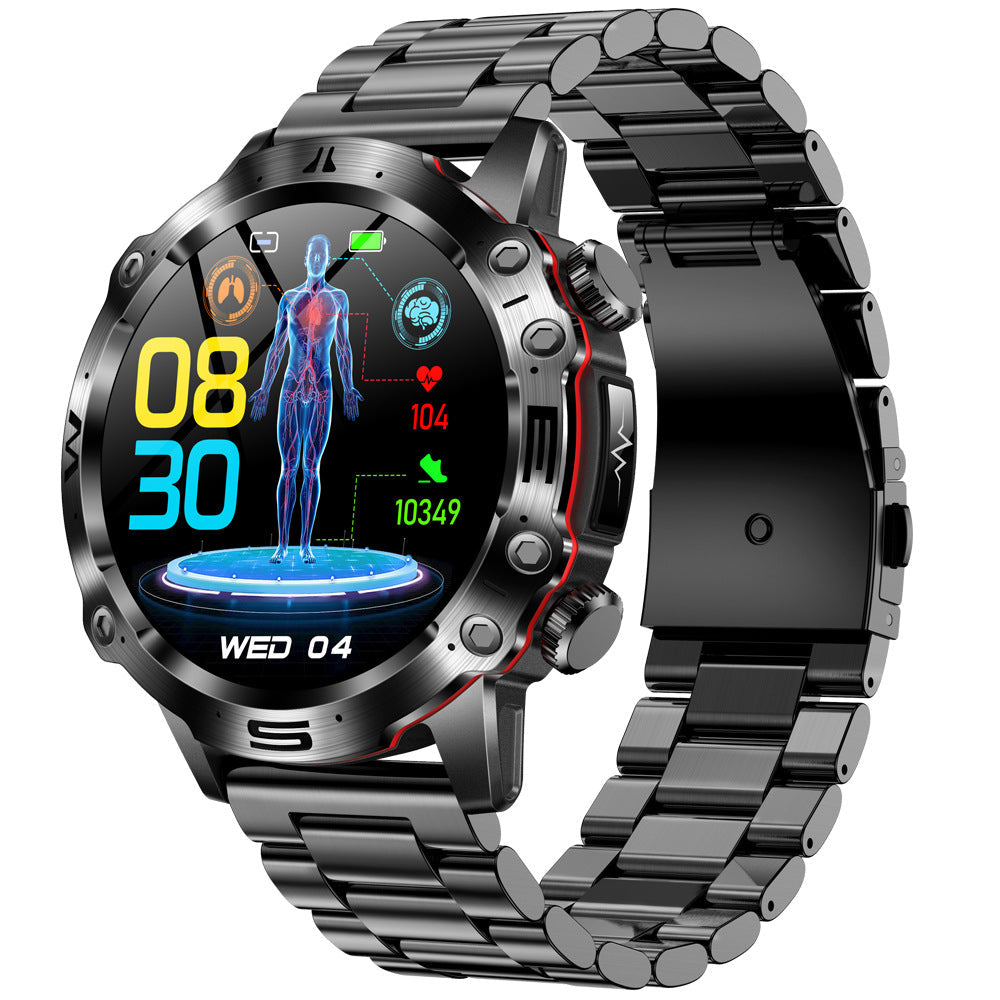 Smart Ware Pulse 2 High-End ECG PPG und Blutzuckerüberwachungs-Smartwatch