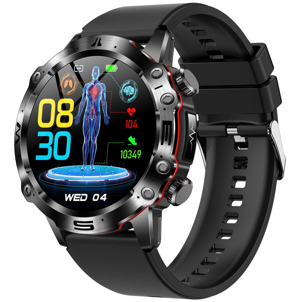 Smart Ware Pulse 2 High-End ECG PPG und Blutzuckerüberwachungs-Smartwatch