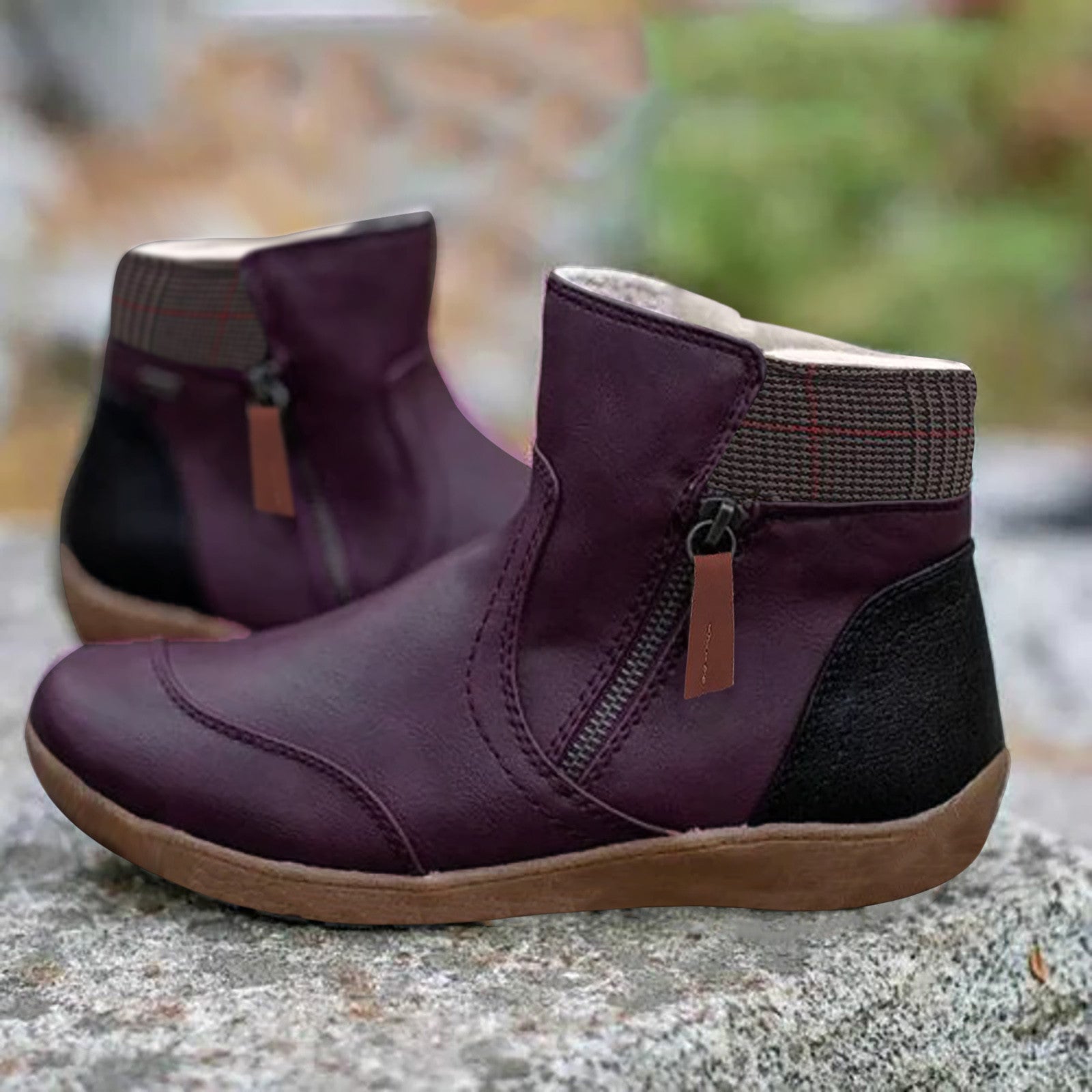 Wasserdichte Orthopädische Stiefel für Damen – Gefütterte Winterstiefeletten aus Fleece