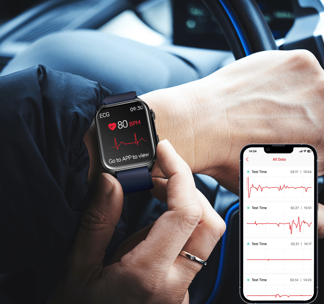 Vitality Smart Watch - Gesundheits- und Fitnesstracker All-In-One Überwachung wasserdicht