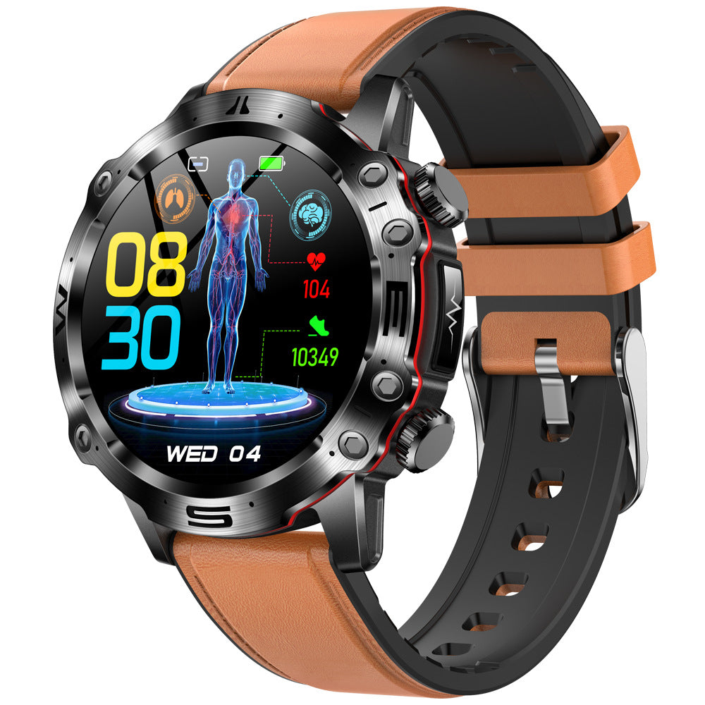 Smart Ware Pulse 2 High-End ECG PPG und Blutzuckerüberwachungs-Smartwatch