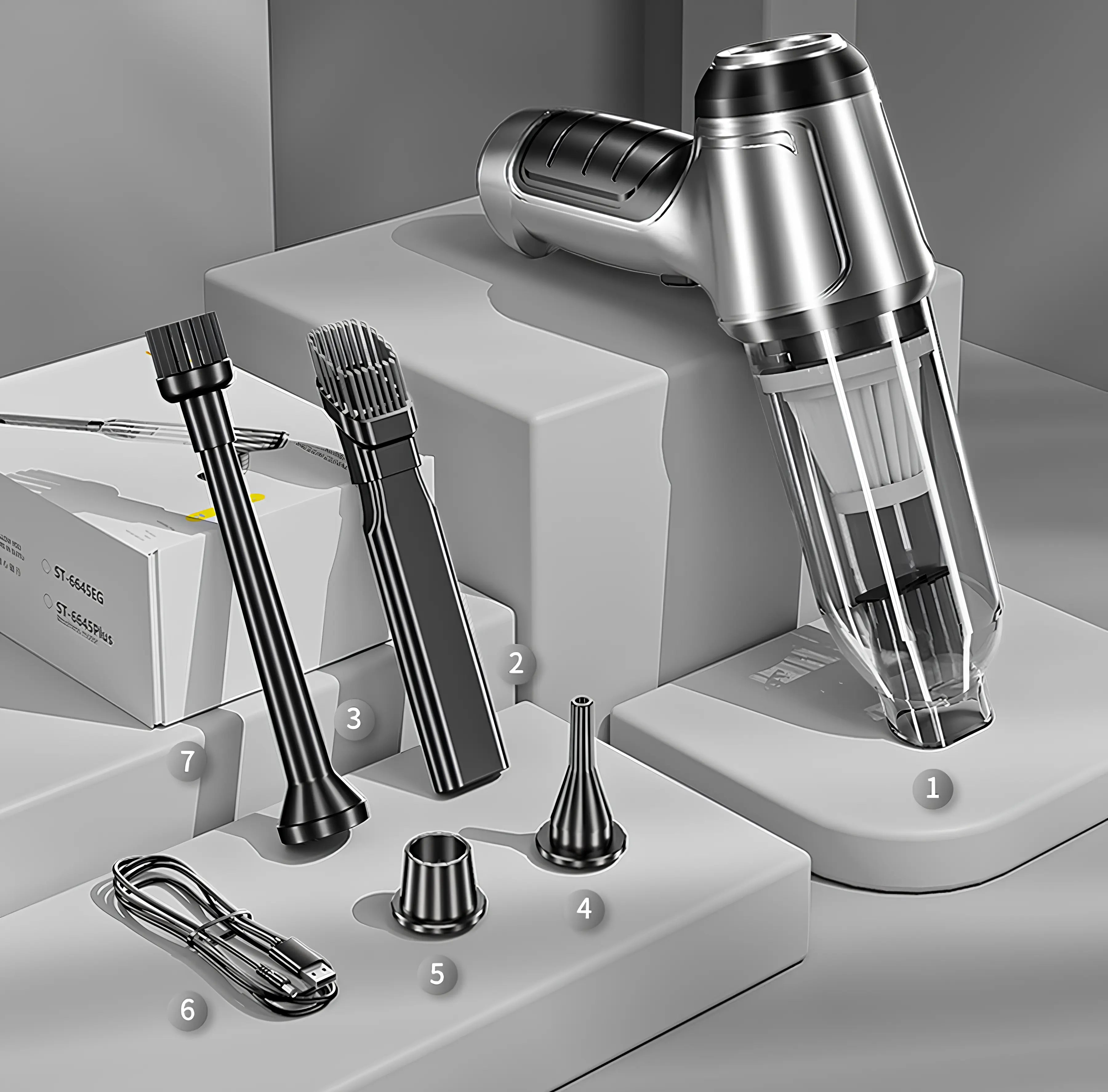 VacPro™ | Kabelloser Handstaubsauger für Zuhause & Auto