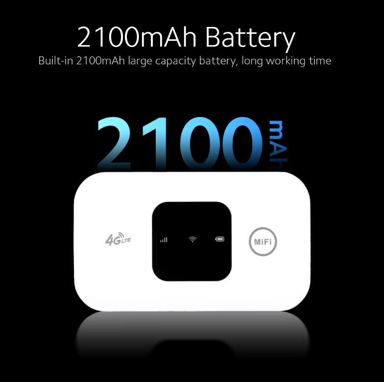 Mobiler tragbarer WiFi-Router | Unterstützt mehrere Benutzer | Hohe Uploadgeschwindigkeit - Moulan