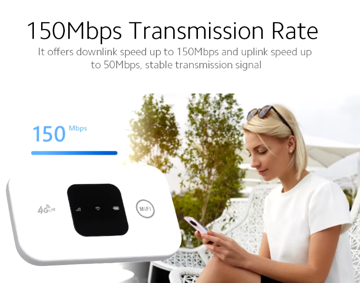 Mobiler tragbarer WiFi-Router | Unterstützt mehrere Benutzer | Hohe Uploadgeschwindigkeit - Moulan